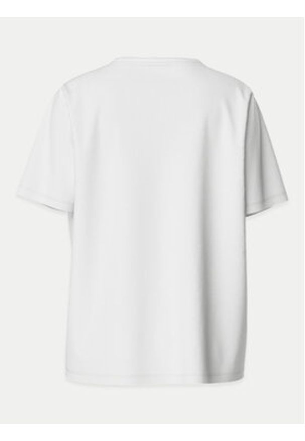 Pieces T-Shirt Tulia 17156902 Biały Oversize. Kolor: biały. Materiał: bawełna