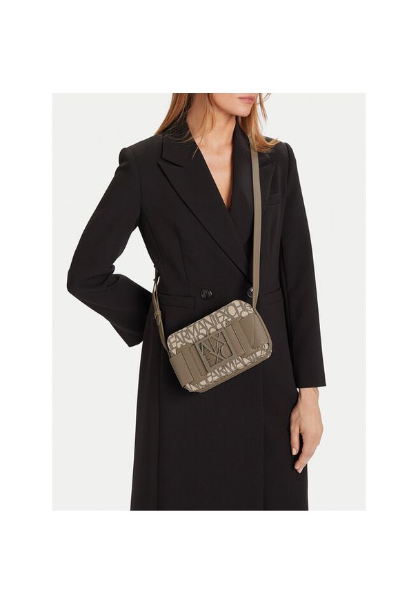 Torebka Armani Exchange. Kolor: beżowy