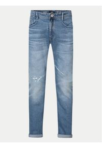 Petrol Industries Jeansy M-1040-DNM056 Niebieski Tapered Fit. Kolor: niebieski