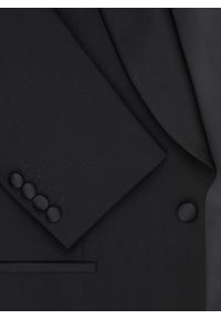 Pako Lorente - PAKO LORENTE - Smokingowa marynarka z poszerzonymi klapami szalowymi. Materiał: wełna. Styl: młodzieżowy #3