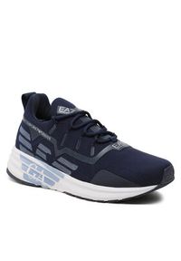 EA7 Emporio Armani Sneakersy X8X130 XK309 S339 Granatowy. Kolor: niebieski. Materiał: materiał