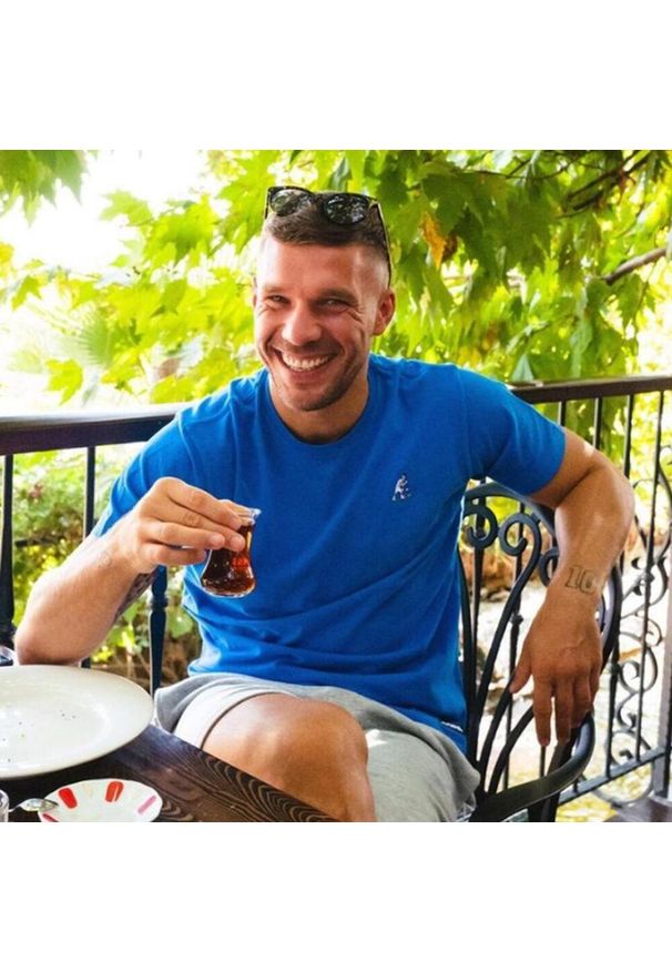 COPA FOOTBALL - Koszulka dla dorosłych - Cabeçada Bordada - Niebieski. Kolor: niebieski. Sport: piłka nożna