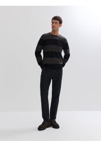 Reserved - Sweter z wełny merino - wielobarwny. Materiał: wełna #1