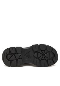 Guess Sneakersy Berrett FLTBER PEL12 Czarny. Kolor: czarny. Materiał: materiał #2