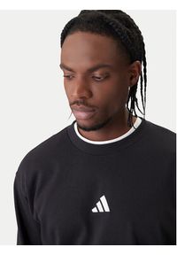 Adidas - adidas Bluza Essentials Feel Cozy JE3837 Czarny Regular Fit. Kolor: czarny. Materiał: syntetyk, bawełna #3