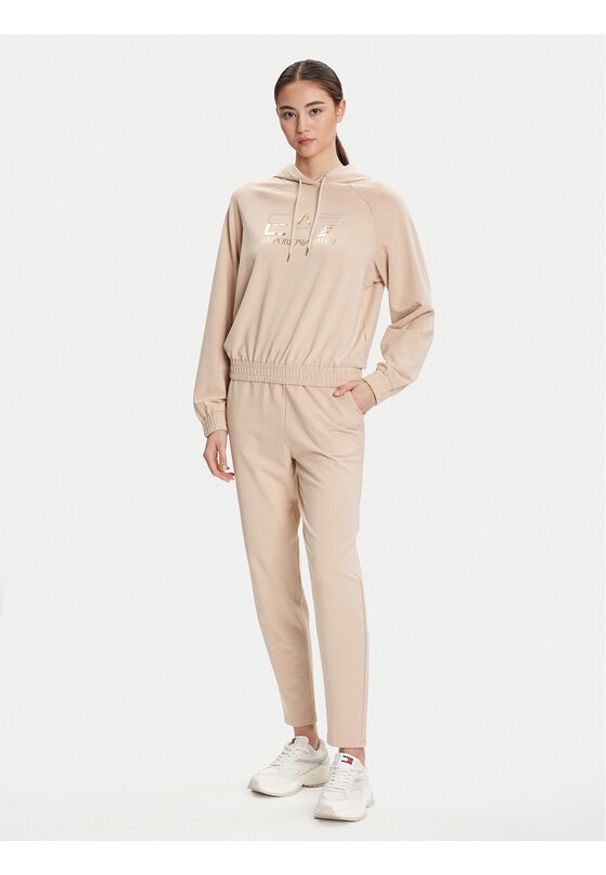 EA7 Emporio Armani Dres 7W000687 AF12502 U1046 Beżowy Regular Fit. Kolor: beżowy. Materiał: bawełna