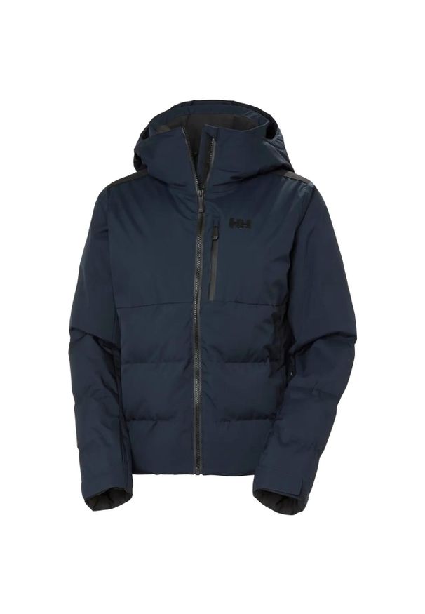 Kurtka puchowa damska Helly Hansen Jell Race. Kolor: niebieski. Materiał: puch. Sezon: zima. Sport: narciarstwo
