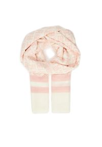 TOMMY HILFIGER - Tommy Hilfiger Szal Beach Summer Mono Scarf AW0AW16030 Écru. Materiał: materiał