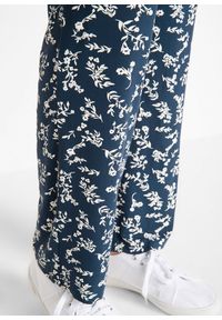 bonprix - Spodnie z dżerseju z mieszanki wiskozy. Kolor: niebieski. Materiał: jersey, wiskoza #3