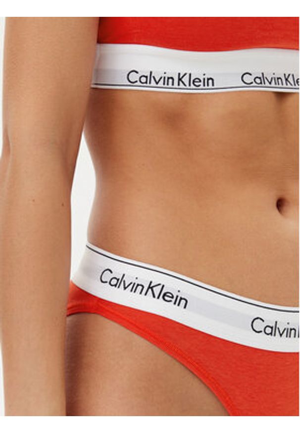 Calvin Klein Underwear Figi klasyczne 0000F3787E Czerwony. Kolor: czerwony. Materiał: bawełna