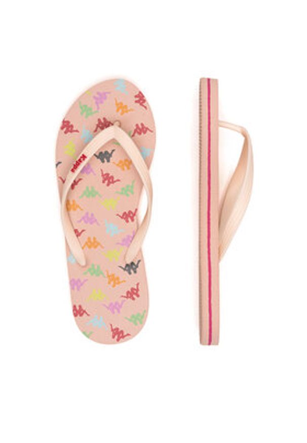 Kappa Japonki 351C22W Pink Soft - Fuchsia Fragola - Pink Fuchsia Kolorowy. Materiał: materiał, syntetyk. Wzór: kolorowy