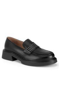 DeeZee Loafersy HY60135-2 Czarny. Kolor: czarny. Materiał: skóra #5