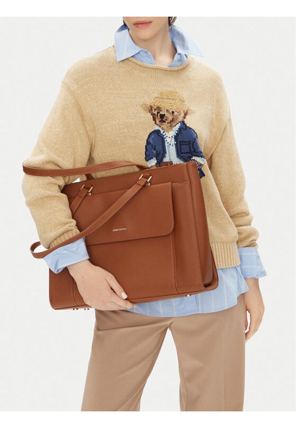 Gino Rossi Torebka EO-PANSY Brązowy. Kolor: brązowy