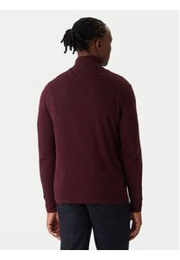 TOMMY HILFIGER - Tommy Hilfiger Sweter Essential MW0MW37331 Bordowy Regular Fit. Kolor: czerwony. Materiał: bawełna #4