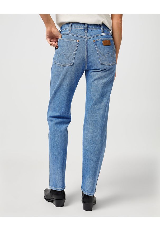 Wrangler - DAMSKIE SPODNIE WRANGLER SUNSET BABY BLUE 112362617