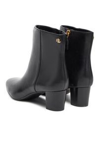 Lauren Ralph Lauren - LAUREN RALPH LAUREN Botki 802967842001 Czarny. Kolor: czarny. Materiał: skóra #5