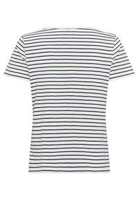 Olsen T-Shirt 11105068 Écru Regular Fit. Materiał: bawełna