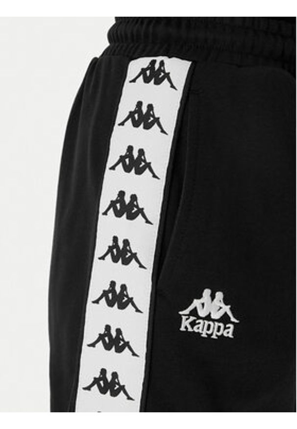 Kappa Szorty sportowe Banda Ivissa 361R6NW Czarny Regular Fit. Kolor: czarny. Materiał: bawełna