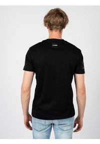 Les Hommes T-shirt | LF224300-0700-9000 | Grafic Print | Mężczyzna | Czarny. Okazja: na co dzień. Kolor: czarny. Materiał: bawełna. Wzór: nadruk. Styl: casual #3
