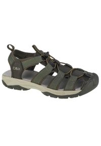 Sandały męskie, CMP Sahiph Hiking Sandal. Kolor: zielony, czarny, wielokolorowy. Materiał: guma, materiał, tkanina, syntetyk. Sport: turystyka piesza
