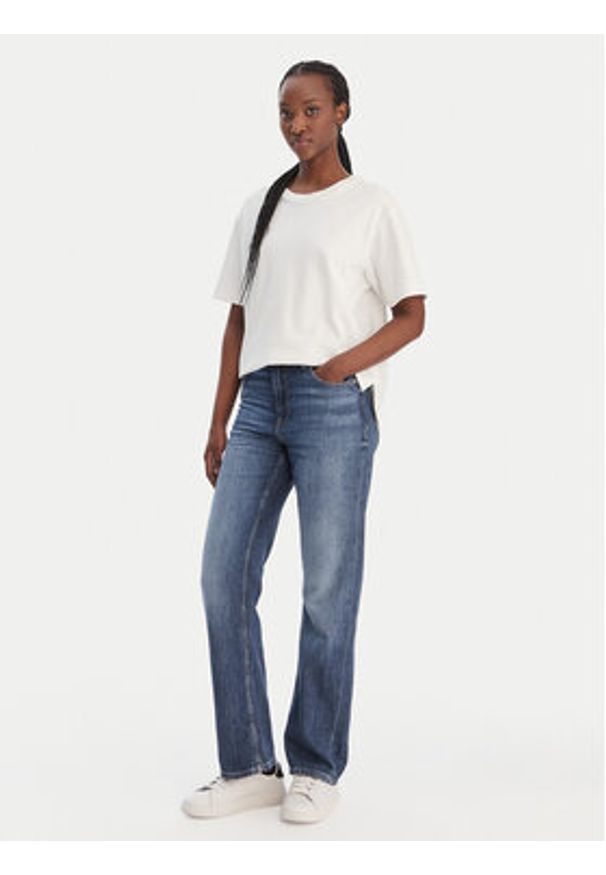 BOSS Jeansy Ada HR 50552376 Granatowy Regular Fit. Kolor: niebieski