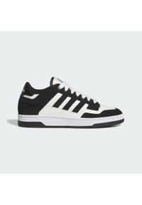Adidas - Buty Rapid Court Low. Wysokość cholewki: przed kostkę. Kolor: biały, wielokolorowy, czarny. Materiał: syntetyk. Sport: turystyka piesza #1
