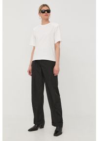 Birgitte Herskind t-shirt bawełniany kolor biały. Okazja: na co dzień. Kolor: biały. Materiał: bawełna. Długość rękawa: krótki rękaw. Długość: krótkie. Styl: casual #4