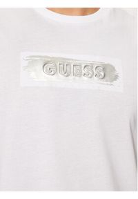 Guess T-Shirt M4BI61 K9RM1 Biały Slim Fit. Kolor: biały. Materiał: bawełna #4