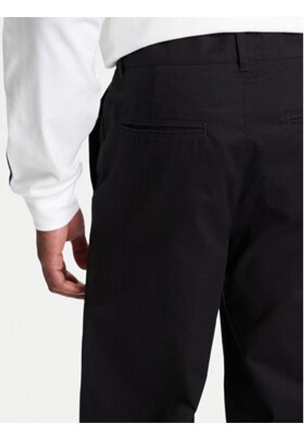 Adidas - adidas Spodnie materiałowe Trefoil Essentials JD2442 Czarny Regular Fit. Kolor: czarny. Materiał: bawełna