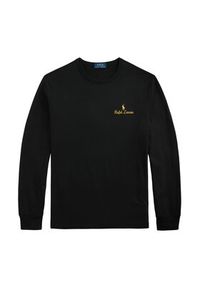Polo Ralph Lauren Longsleeve 710981783001 Czarny Regular Fit. Typ kołnierza: polo. Kolor: czarny. Materiał: bawełna. Długość rękawa: długi rękaw #3