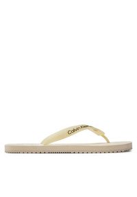 Calvin Klein Jeans Japonki Beach Sandal Monogram Tpu YM0YM00838 Beżowy. Kolor: beżowy #4