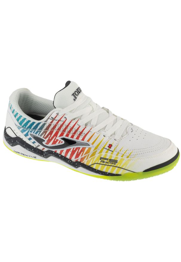 Joma - Buty halowe do piłki nożnej męskie, FS Reactive 23 FSW IN. Kolor: biały. Sport: piłka nożna