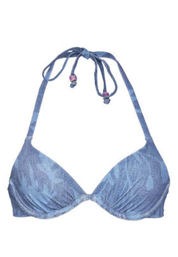Chantelle Góra od bikini Easy Pop C22JMA Niebieski. Kolor: niebieski. Materiał: syntetyk