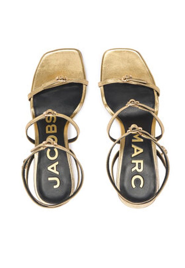 MARC JACOBS - Marc Jacobs Sandały 2P5FPM001F14 Złoty. Kolor: złoty. Materiał: skóra