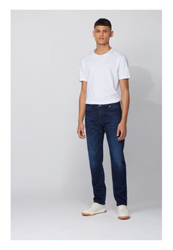 BOSS - Boss Jeansy Regular Fit Maine3 50432427 Granatowy Regular Fit. Kolor: niebieski