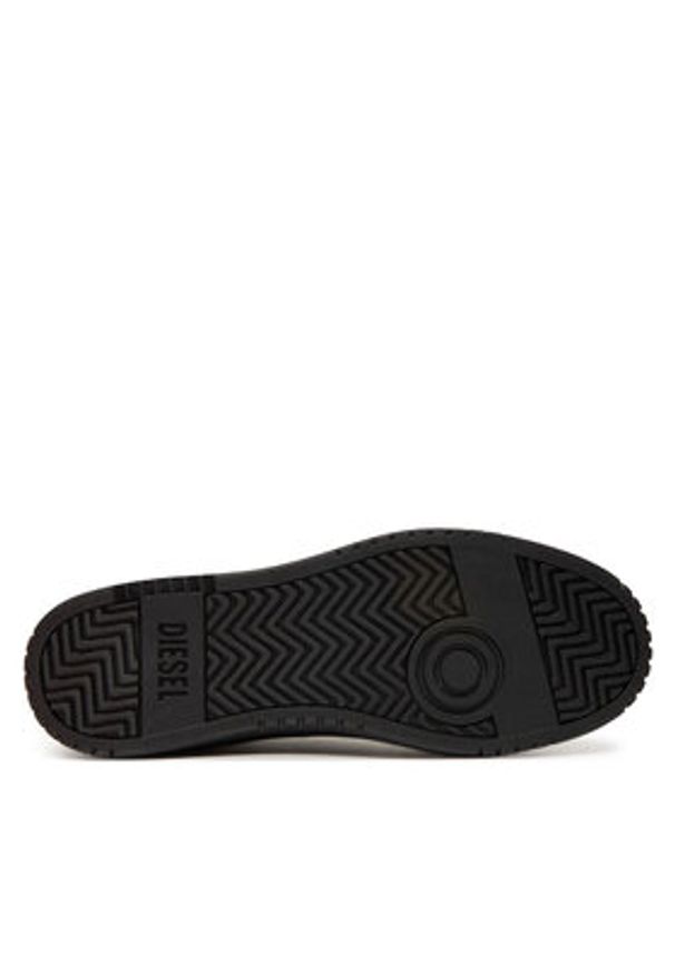 Diesel Sneakersy S-Oval Skate Low Y03511P8123 T8013 Czarny. Kolor: czarny. Materiał: skóra. Sport: skateboard