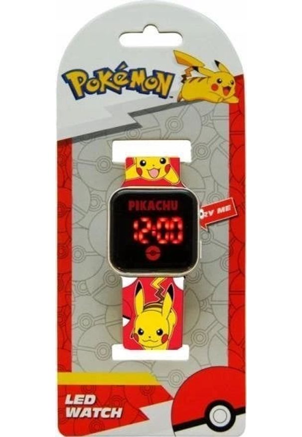 KIDS LICENSING - KiDS Licensing Zegarek z wyświetlaczem LED Pokemon KiDS Licensing