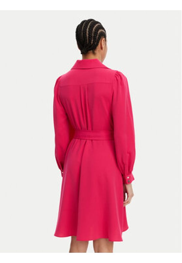 DKNY Sukienka koszulowa DD3K7484 Różowy Regular Fit. Kolor: różowy. Materiał: syntetyk. Typ sukienki: koszulowe