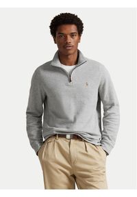 Polo Ralph Lauren Sweter 710P07411003 Szary Regular Fit. Typ kołnierza: polo. Kolor: szary. Materiał: bawełna #1
