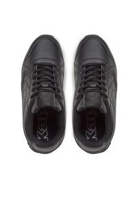 Kappa Sneakersy Logo Feeve 351G1WW Czarny. Kolor: czarny. Materiał: skóra