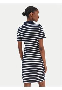 TOMMY HILFIGER - Tommy Hilfiger Sukienka codzienna 1985 WW0WW43228 Granatowy Slim Fit. Okazja: na co dzień. Kolor: niebieski. Materiał: bawełna. Typ sukienki: proste. Styl: casual #2