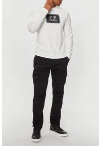 C.P. Company - C.P. COMPANY Biały męski longsleeve, Rozmiar L. Kolor: biały. Długość rękawa: długi rękaw #2