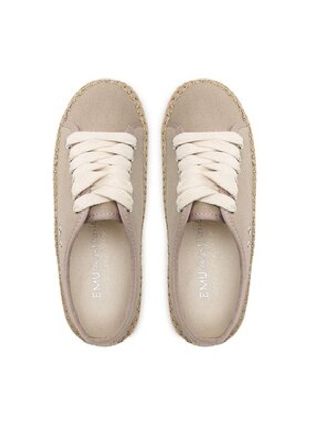 EMU Australia Espadryle Agonis W12883 Beżowy. Kolor: beżowy. Materiał: kauczuk
