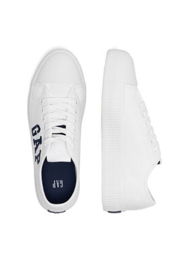 GAP - Gap Trampki JACKSON GAI001F5TWWEBWGP 2 Biały. Kolor: biały. Materiał: materiał