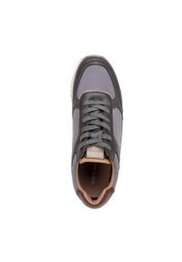 Wittchen - Męskie sneakersy ze skóry ekologicznej ze wstawkami szaro-brązowe. Kolor: brązowy, wielokolorowy, szary. Materiał: skóra ekologiczna. Wzór: aplikacja. Sport: turystyka piesza #8