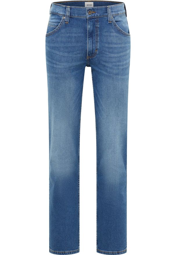 Męskie Spodnie Jeansowe Mustang Style Tramper Straight Denim Blue 1016331 5000 582
