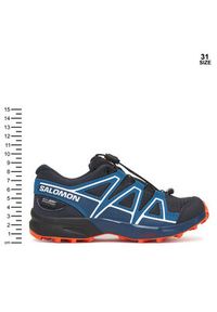 salomon - Salomon Buty do biegania Speedcross Waterproof L47856700 Czarny. Kolor: czarny. Materiał: materiał. Model: Salomon Speedcross #6