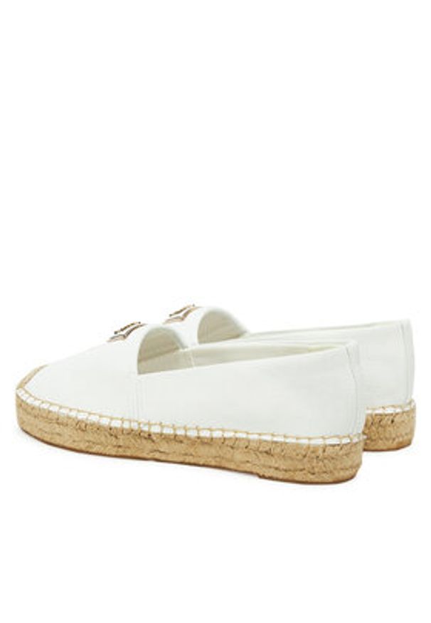 Guess Espadryle FLJLND LEA14 Biały. Kolor: biały. Materiał: skóra