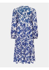 only - ONLY Sukienka koszulowa Milana 15308233 Granatowy Loose Fit. Kolor: niebieski. Materiał: wiskoza. Typ sukienki: koszulowe #5