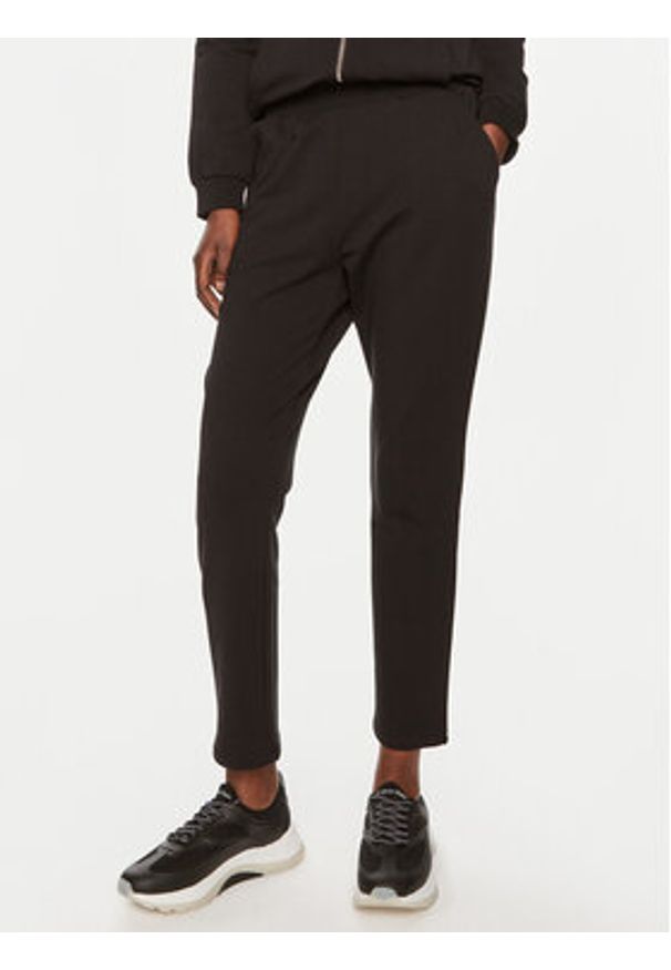 Liu Jo Sport Dres TF4090 FS090 Czarny Regular Fit. Kolor: czarny. Materiał: bawełna